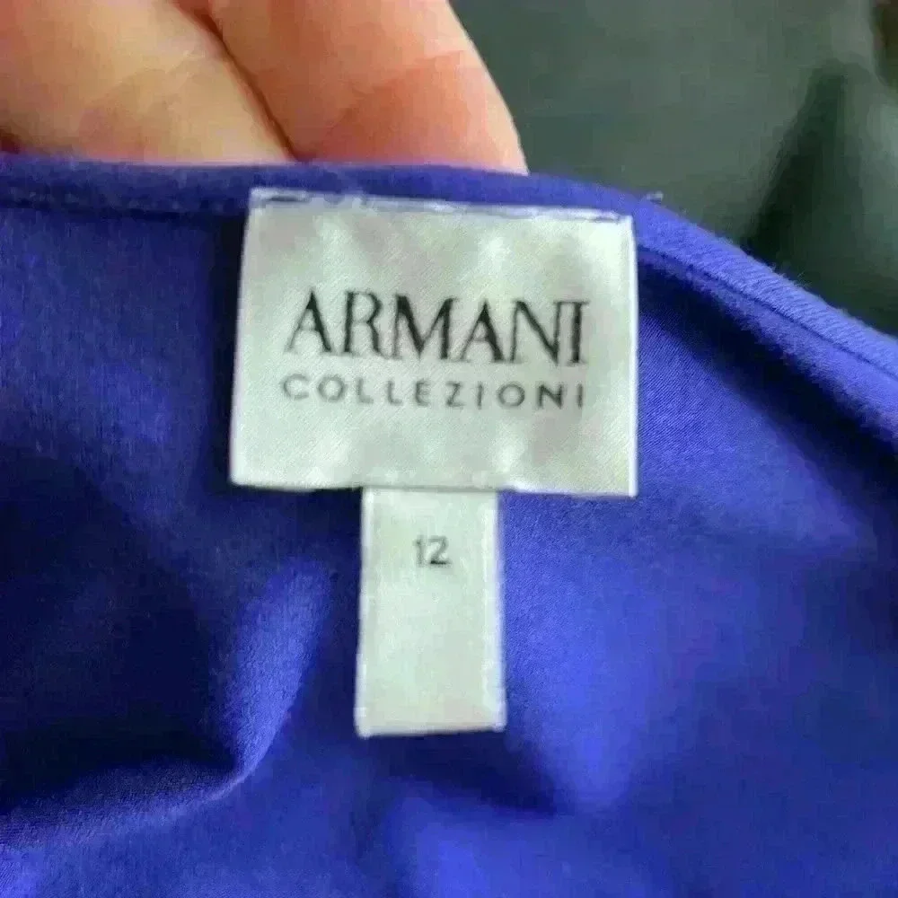 Armani Collezioni Top . Purple size 12 - Picture 5 of 7
